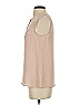 Theory 100% Silk Tan Blouse Size 00 - 0 - photo 5