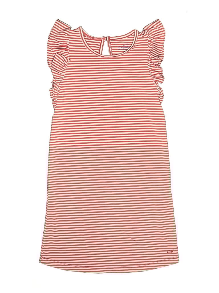 Pre-owned Vineyard Vines Kids' Dress In Orange