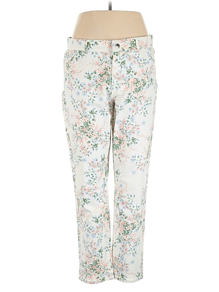 Pre-owned Calvin Klein Casual Pants In White