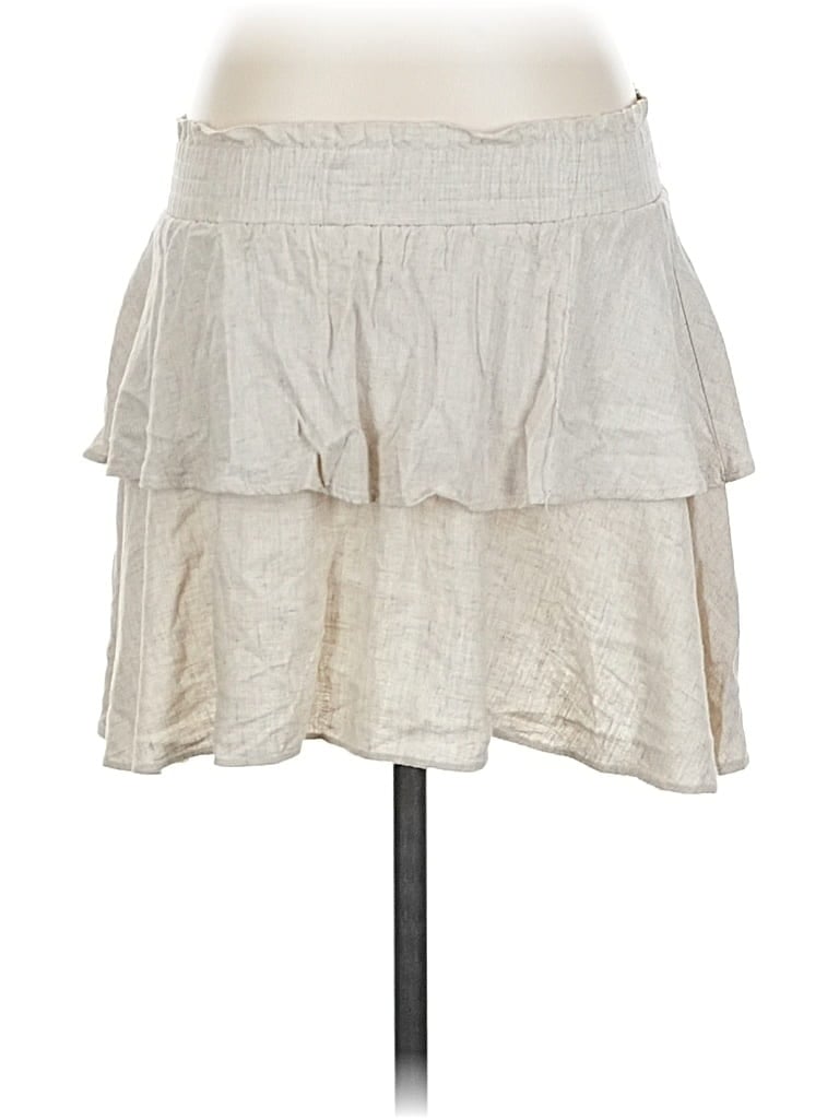 Pre-owned Princess Polly Casual Skirt In White