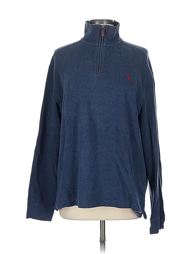 Pre-owned Polo By Ralph Lauren Fleece Jacket In Blue