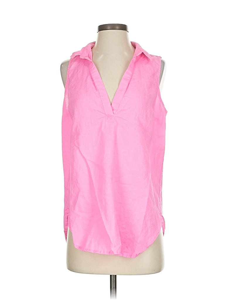 Pre-owned J.crew Factory Store Sleeveless Blouse In Pink