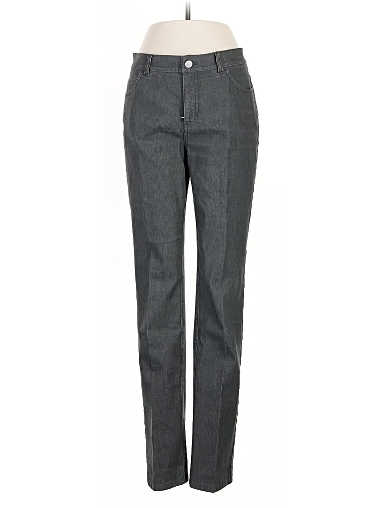 Pre-owned Lafayette 148 Jeans In Gray