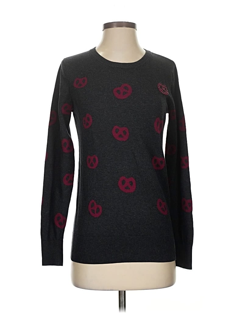 Pre-owned French Connection Pullover Sweater In Black