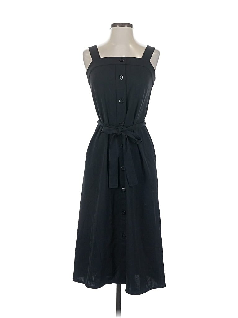 Pre-owned Everlane Casual Dress In Black