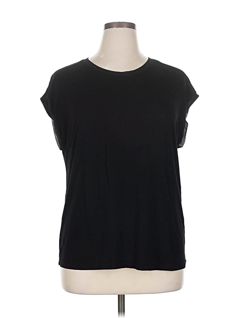 Pre-owned Tahari Sleeveless T-shirt In Black
