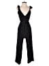 Madewell 100% Viscose Polka Dots Black Jumpsuit Size 00 - photo 1