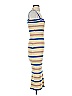 Unbranded Stripes Tan Casual Dress Size S (estimated) - photo 4