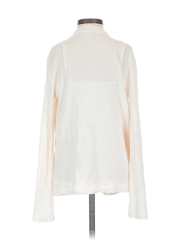 Pre-owned J.crew Factory Store Turtleneck Sweater In White