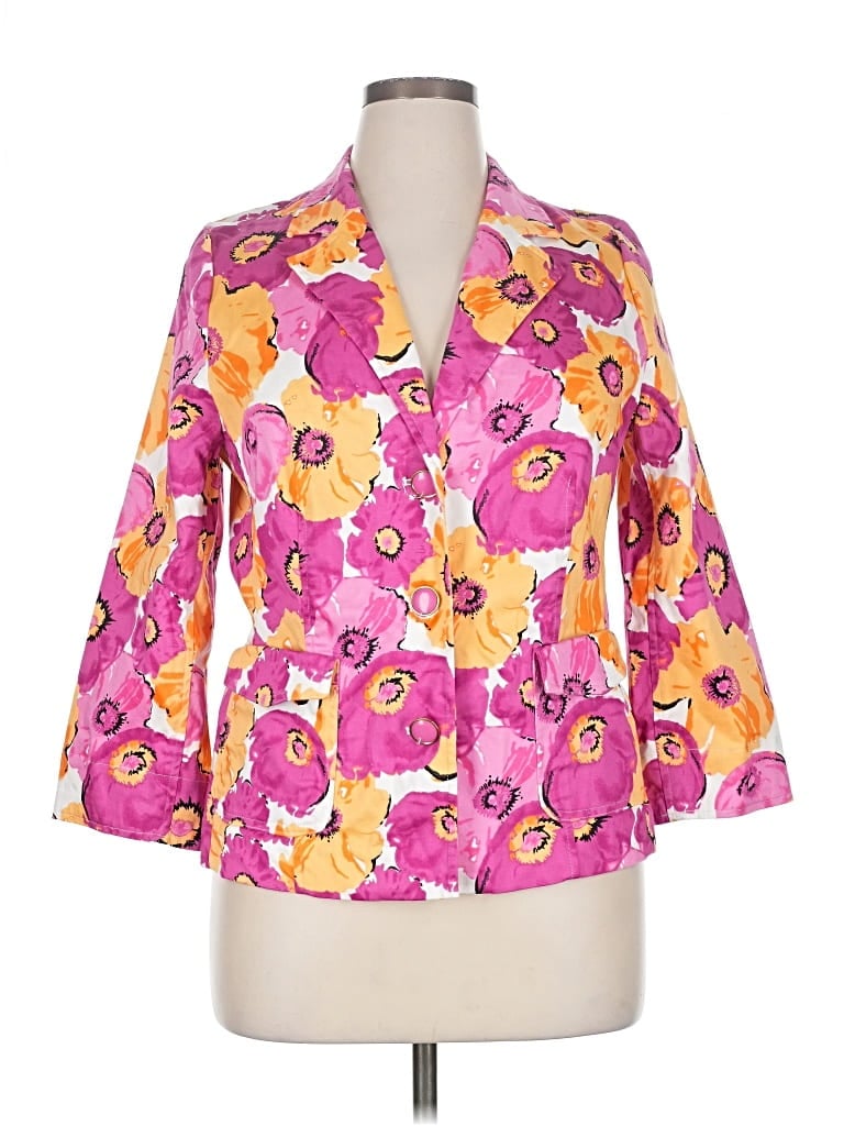 Pre-owned Joan Rivers Blazer Jacket In Pink