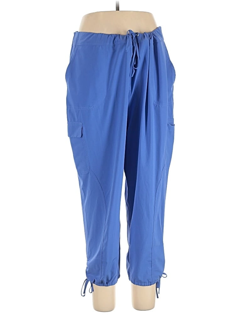 Pre-owned Zenergy By Chico's Casual Pants In Blue