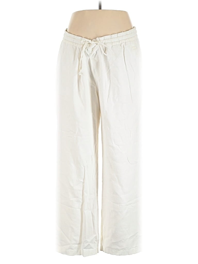 Pre-owned Old Navy Linen Pants In White