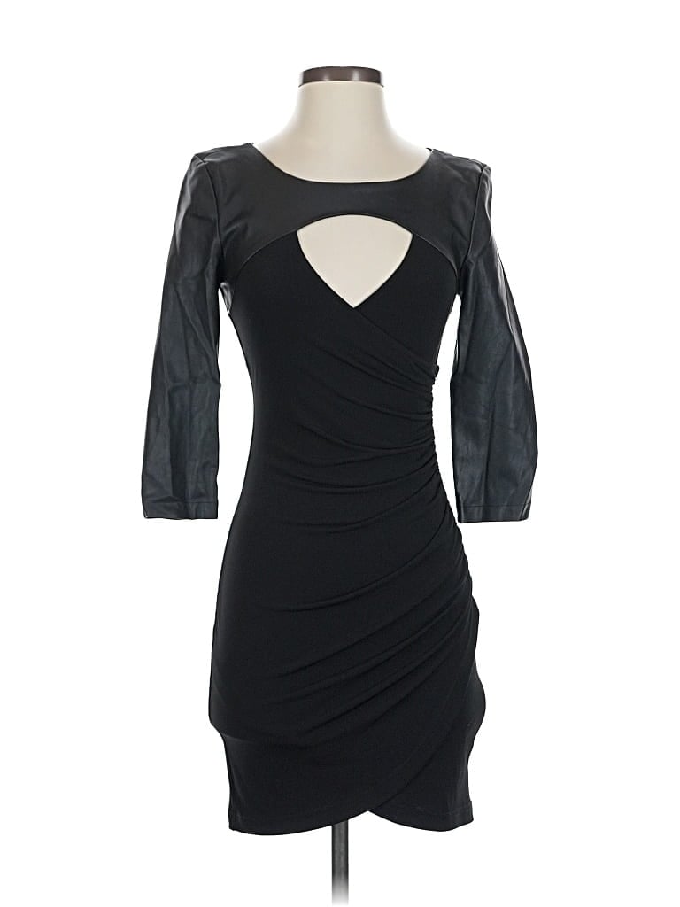 Pre-owned Guess Cocktail Dress In Black