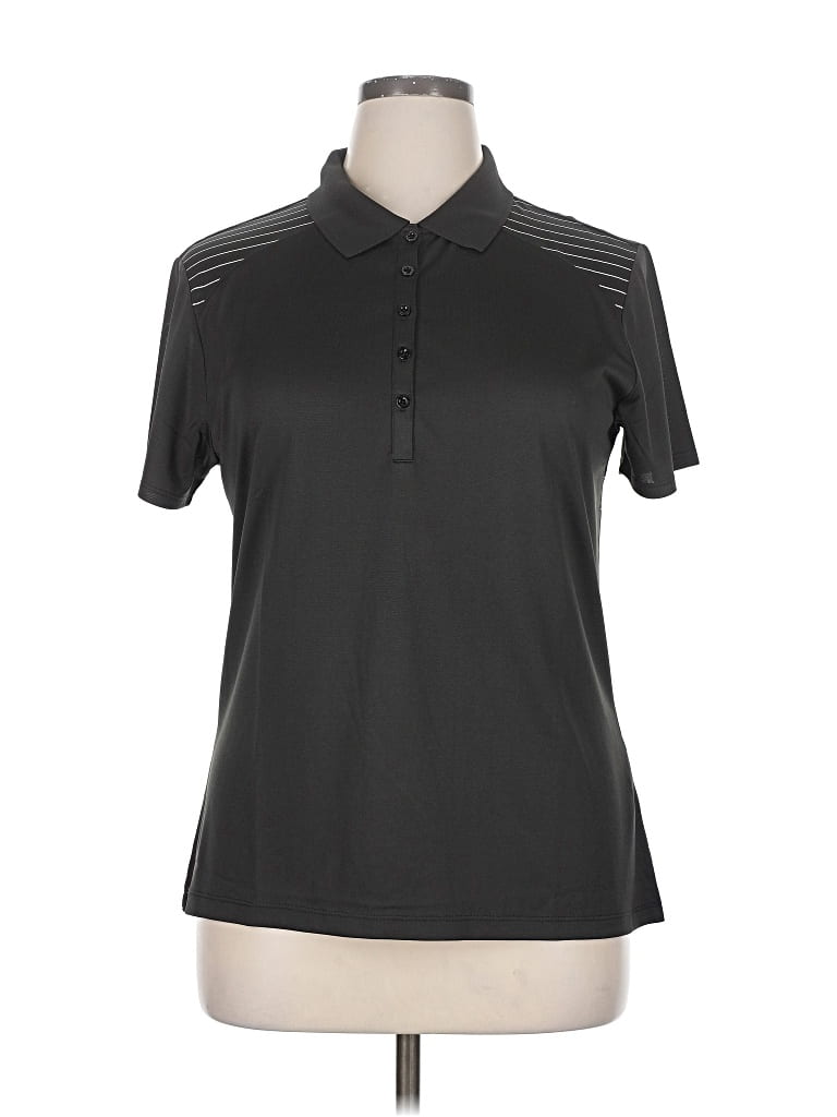 Pre-owned Callaway Short Sleeve Polo Shirt In Black