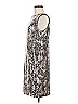 Suzi Chin Animal Print Silver Cocktail Dress Size 6 - photo 5