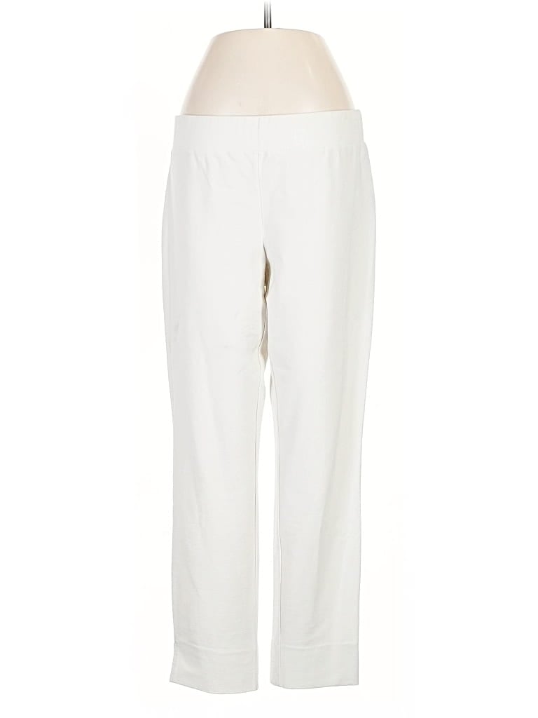 Pre-owned Eileen Fisher Casual Pants In White
