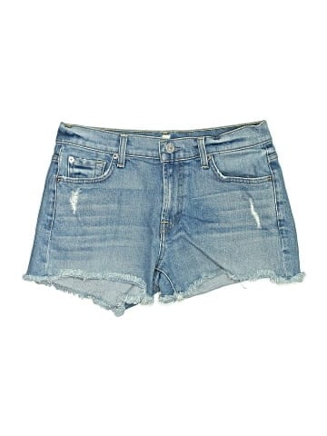 7 For All Mankind Denim Shorts (view 1)