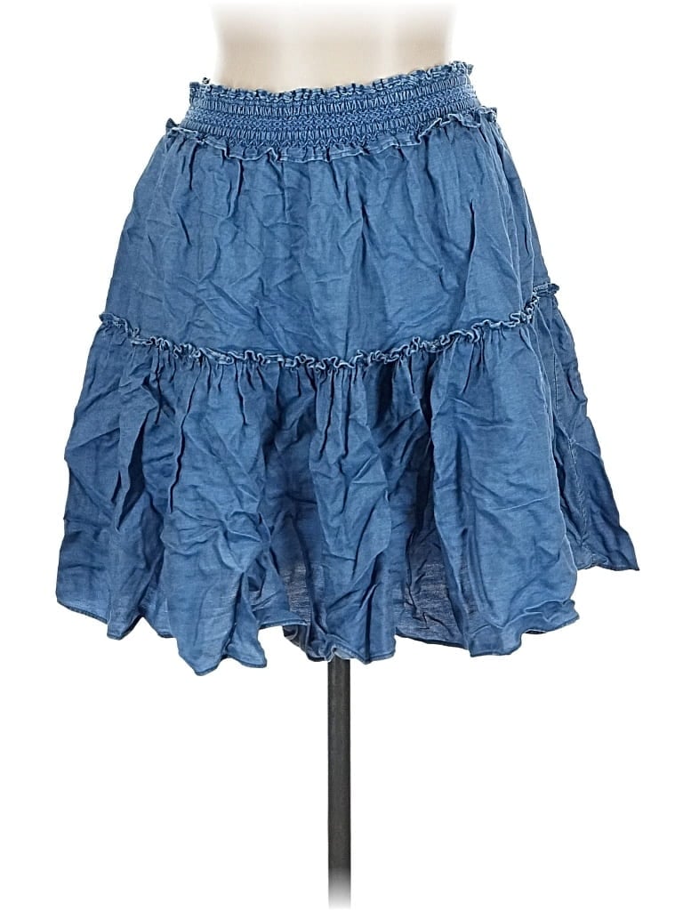 Pre-owned Broome Street Kate Spade New York Denim Skirt In Blue