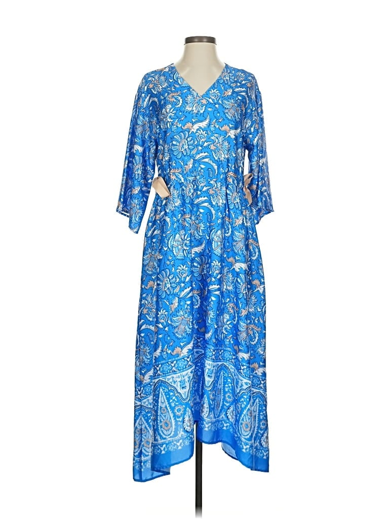 Pre-owned Jude Connally Casual Dress In Blue