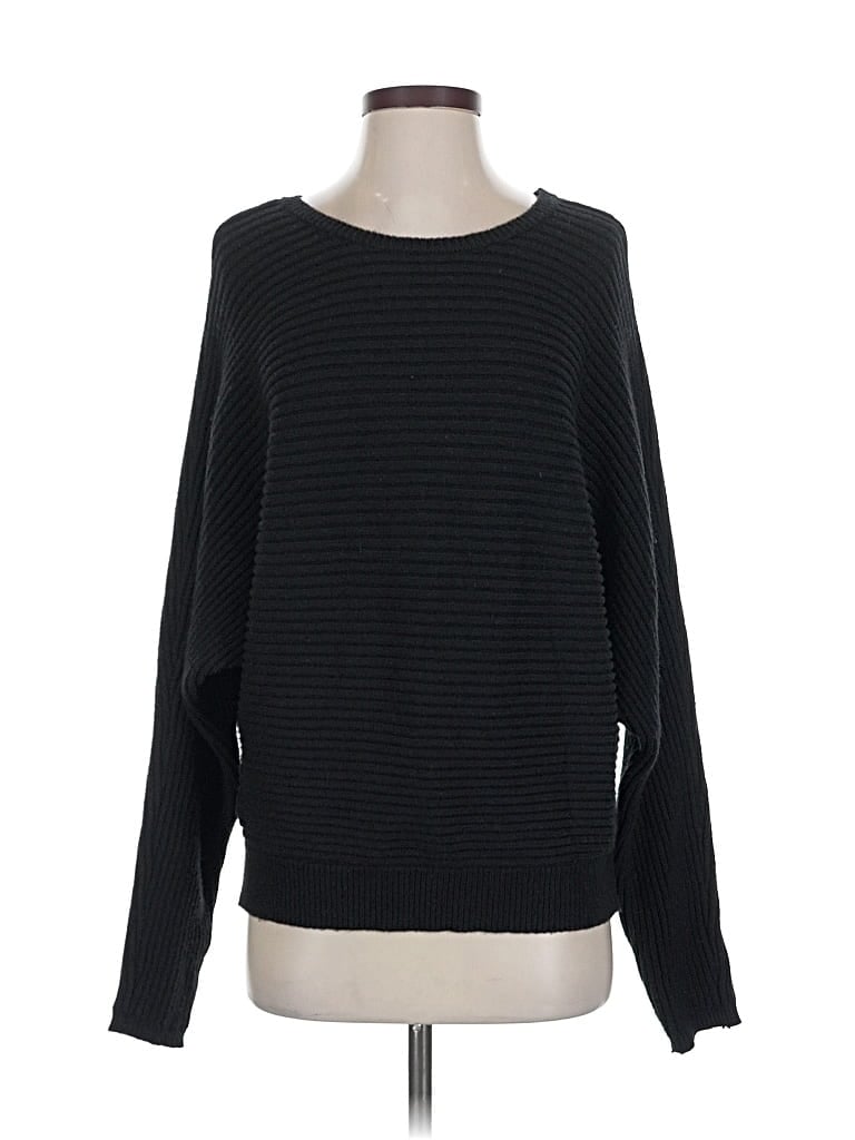 Pre-owned Express Pullover Sweater In Black