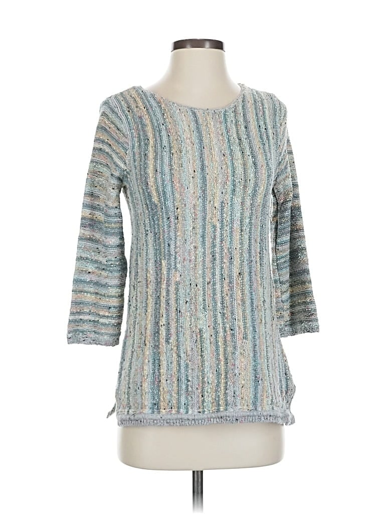 Pre-owned Jjill Pullover Sweater In Blue