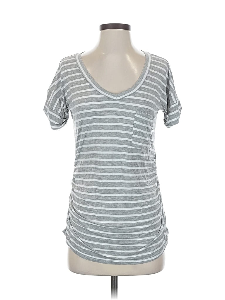 Pre-owned Unbranded Short Sleeve T-shirt In Gray