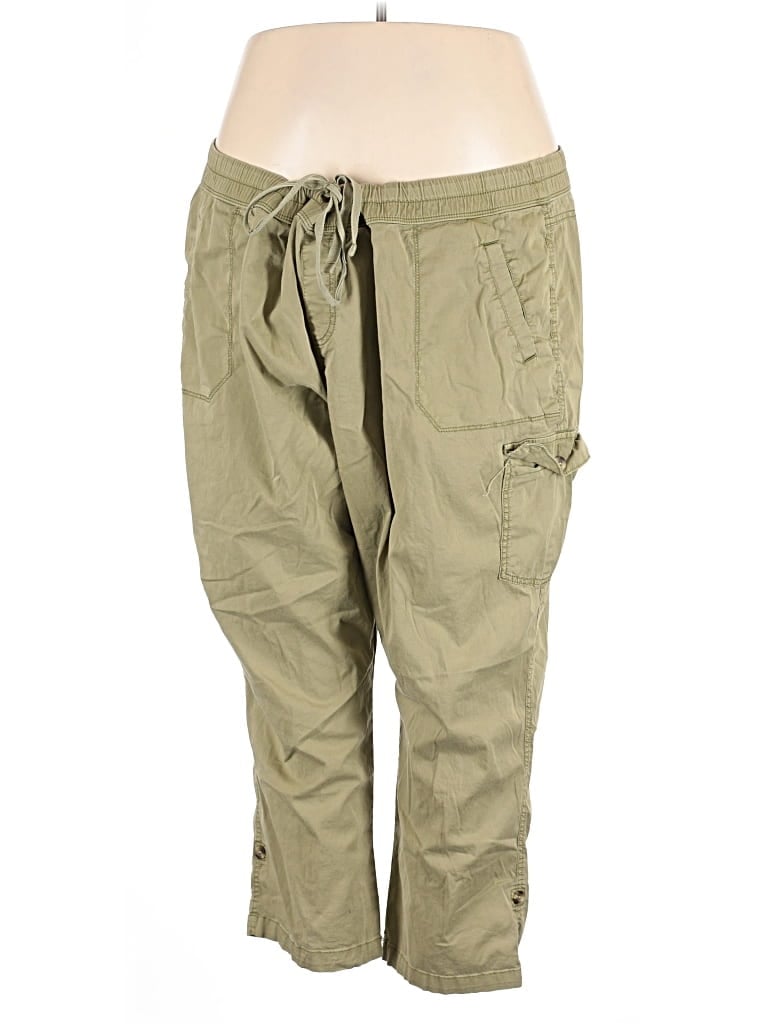 Pre-owned Sonoma Goods For Life Cargo Pants In Green