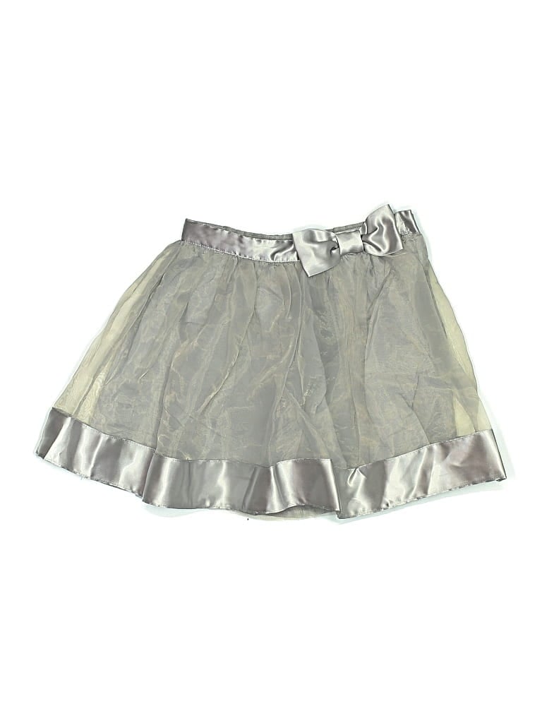 Pre-owned Janie And Jack Kids' Skirt In Silver