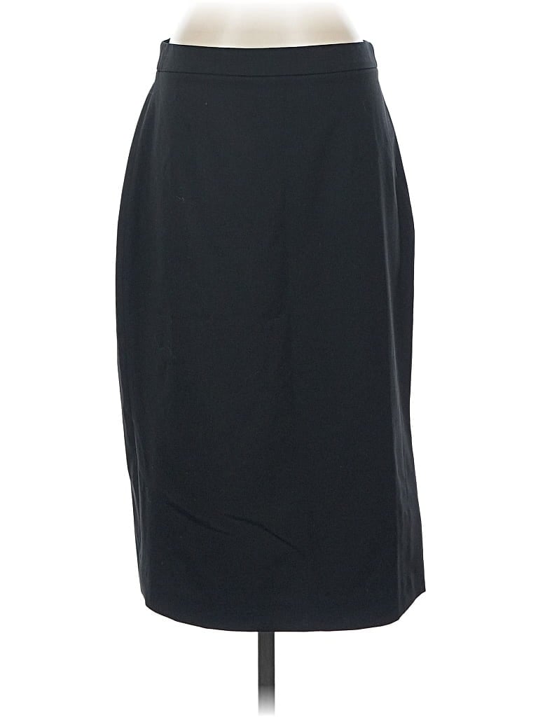 Pre-owned Banana Republic Wool Skirt In Black