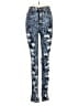 Vibrant M.I.U Print Blue Jeans Size 5 - photo 1