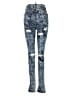 Vibrant M.I.U Print Blue Jeans Size 5 - photo 2