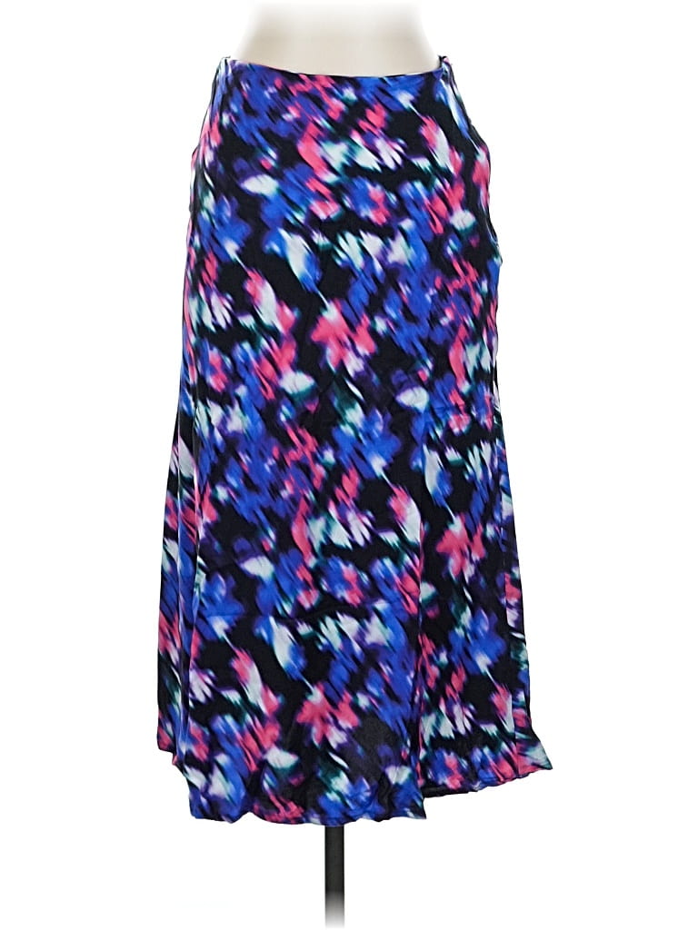 Pre-owned Saint + Sofia Casual Skirt In Blue