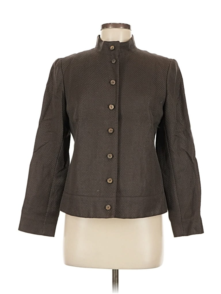 Pre-owned Lafayette 148 Jacket In Brown