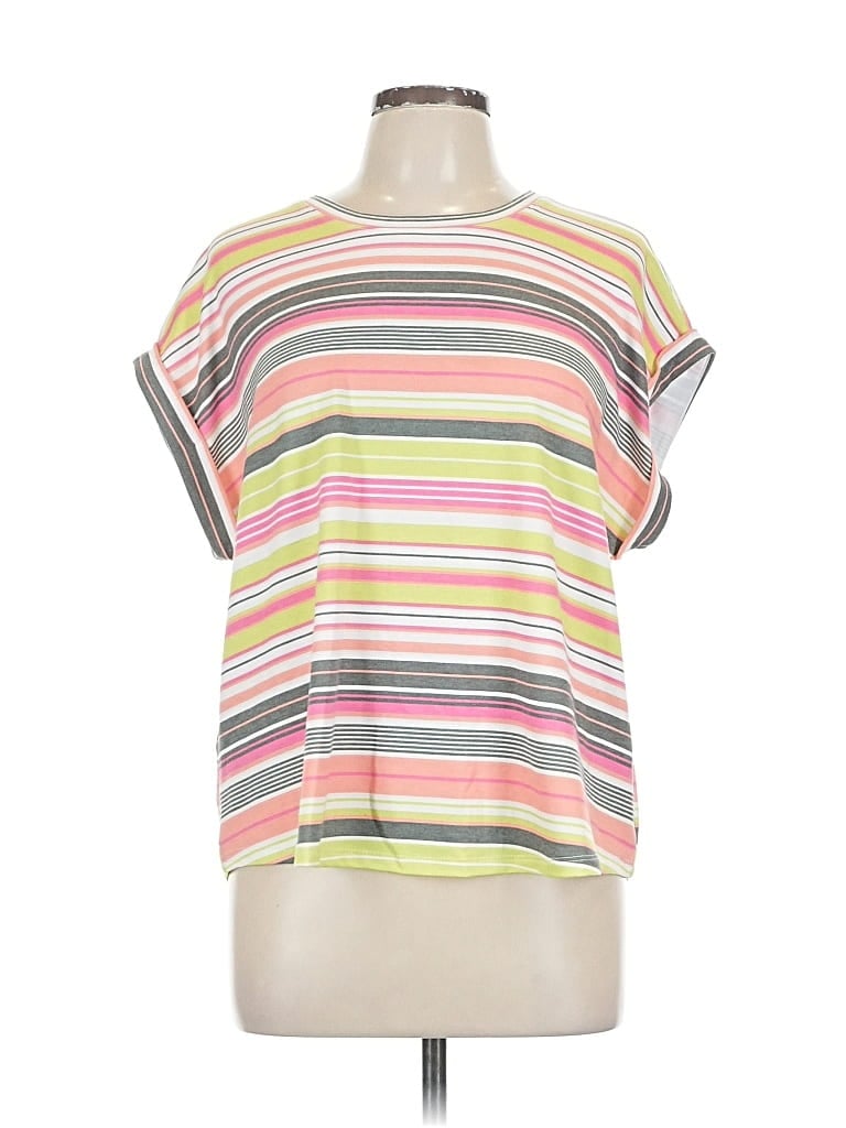 Pre-owned Life Style Short Sleeve T-shirt In Pink