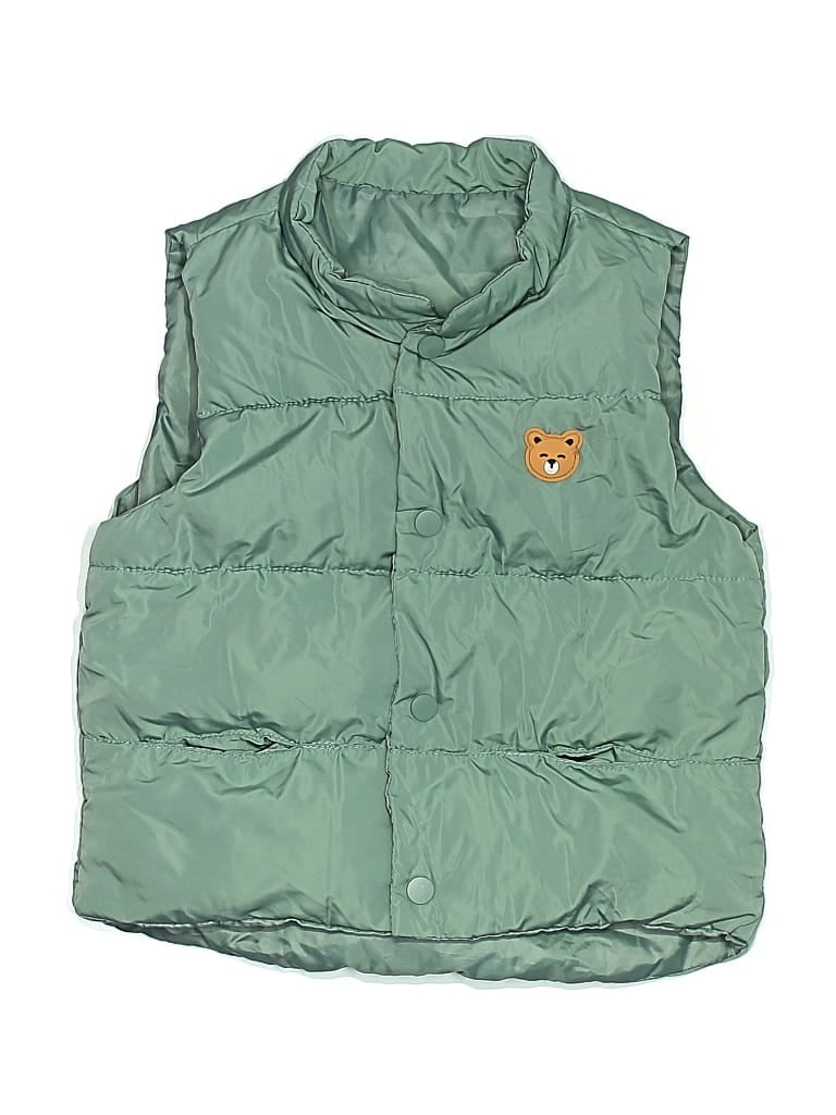 Pre-owned Unbranded Kids' Vest In Green