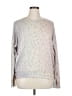 Sundry Animal Print Gray Pullover Sweater Size XL (4) - photo 1