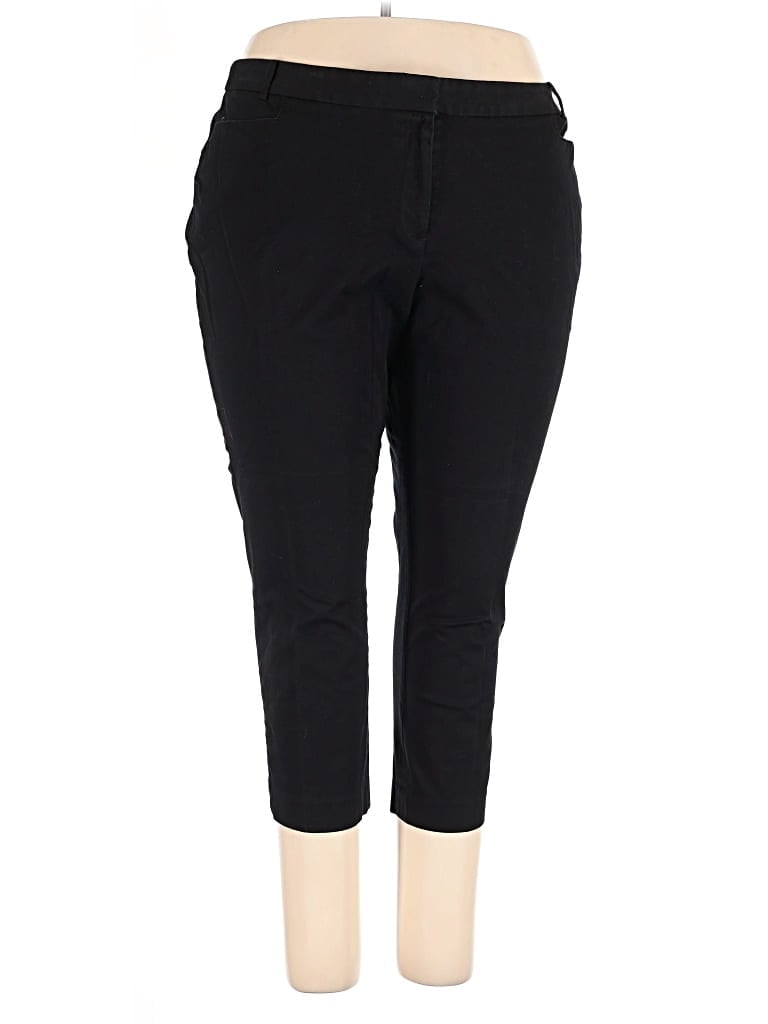 Pre-owned Lane Bryant Casual Pants In Black