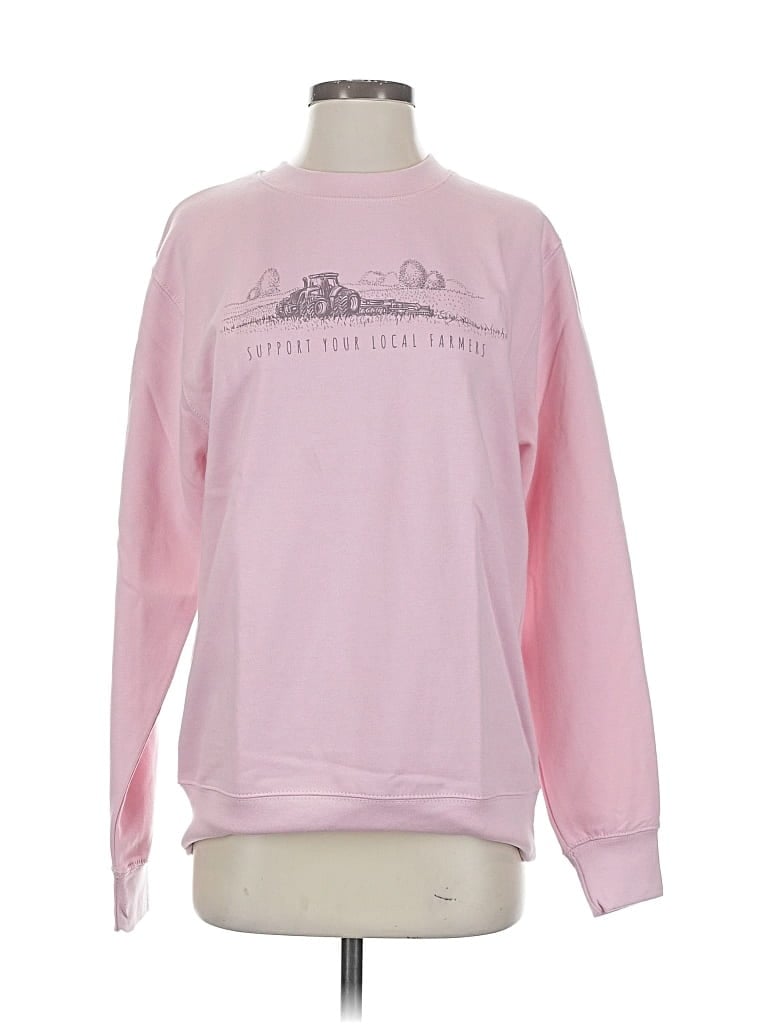 Pre-owned Assorted Brands Sweatshirt In Pink