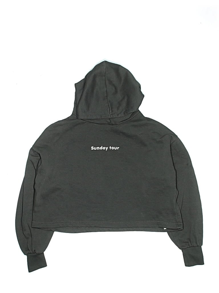 Pre-owned Zara Kids' Pullover Hoodie In Gray
