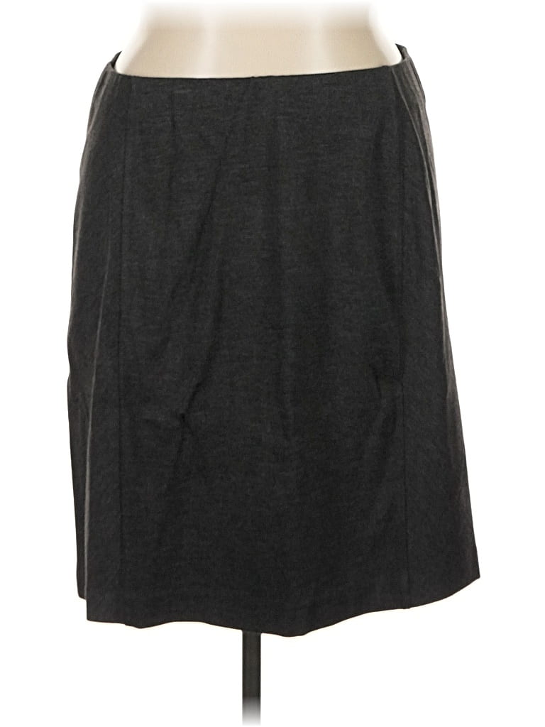 Pre-owned Jjill Casual Skirt In Gray