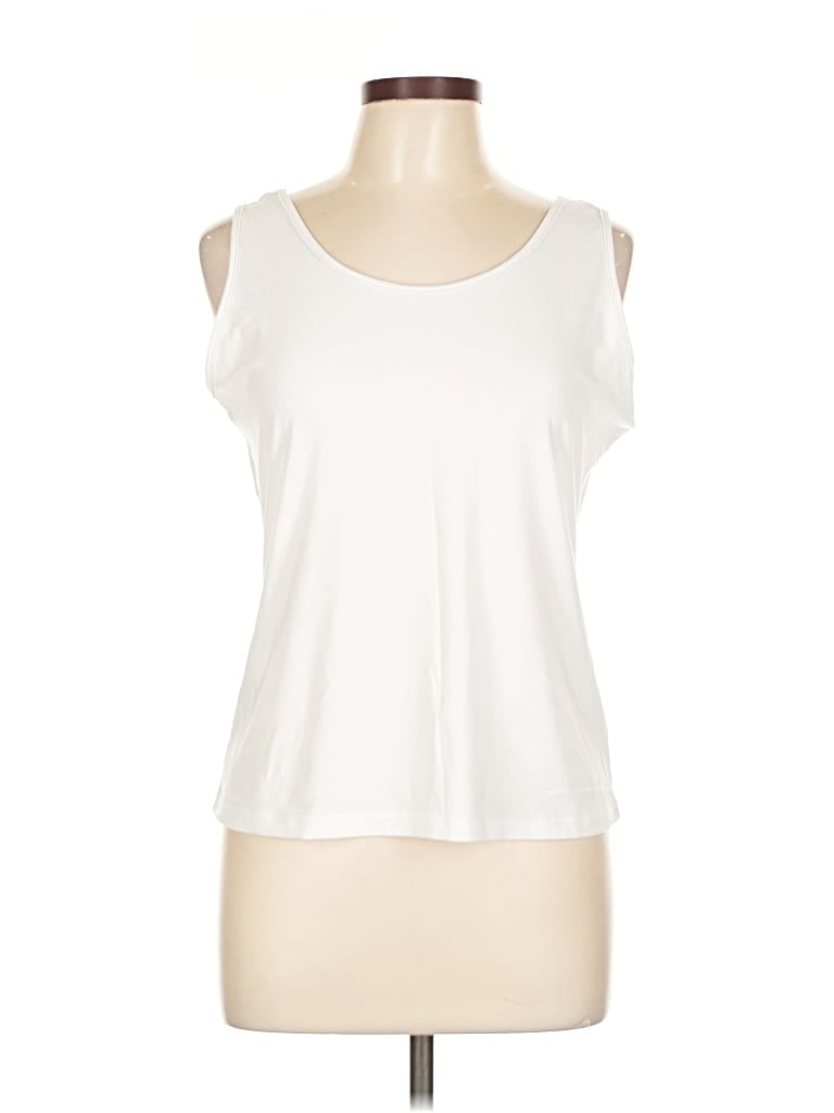 Pre-owned Clara Sun Woo Sleeveless T-shirt In White