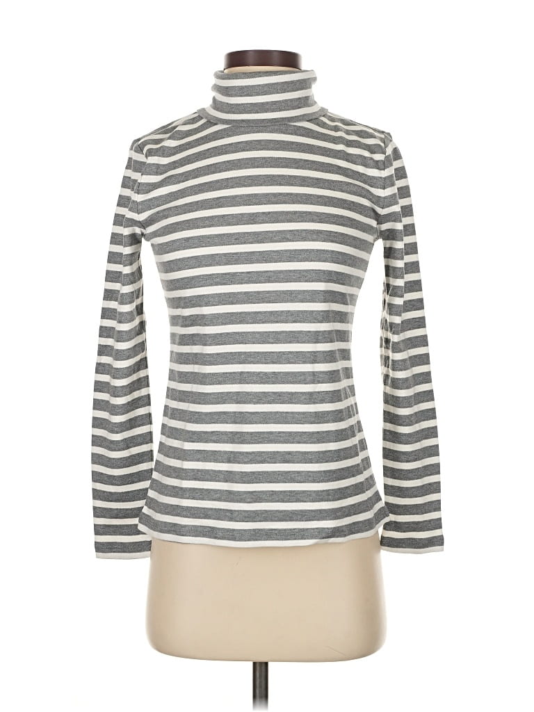 Pre-owned Ann Taylor Turtleneck Sweater In Gray