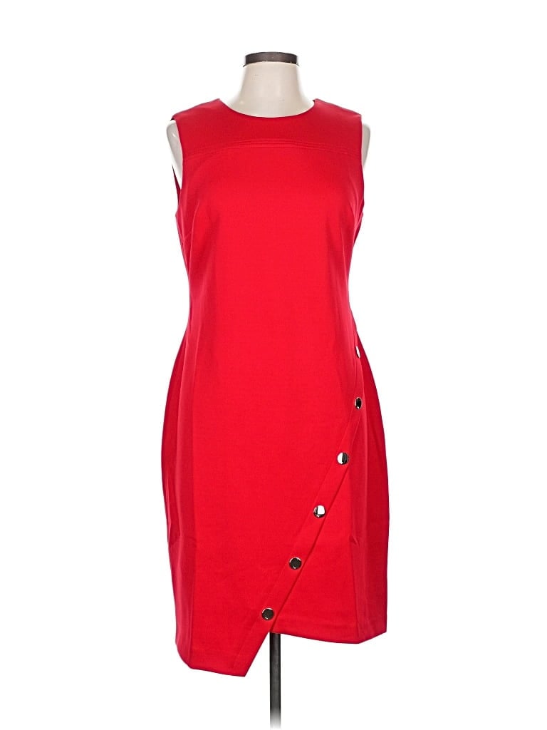 Pre-owned Tommy Hilfiger Cocktail Dress In Red