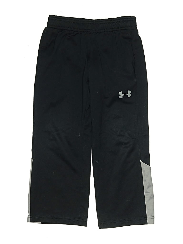 Pre-owned Under Armour Kids' Track Pants In Black
