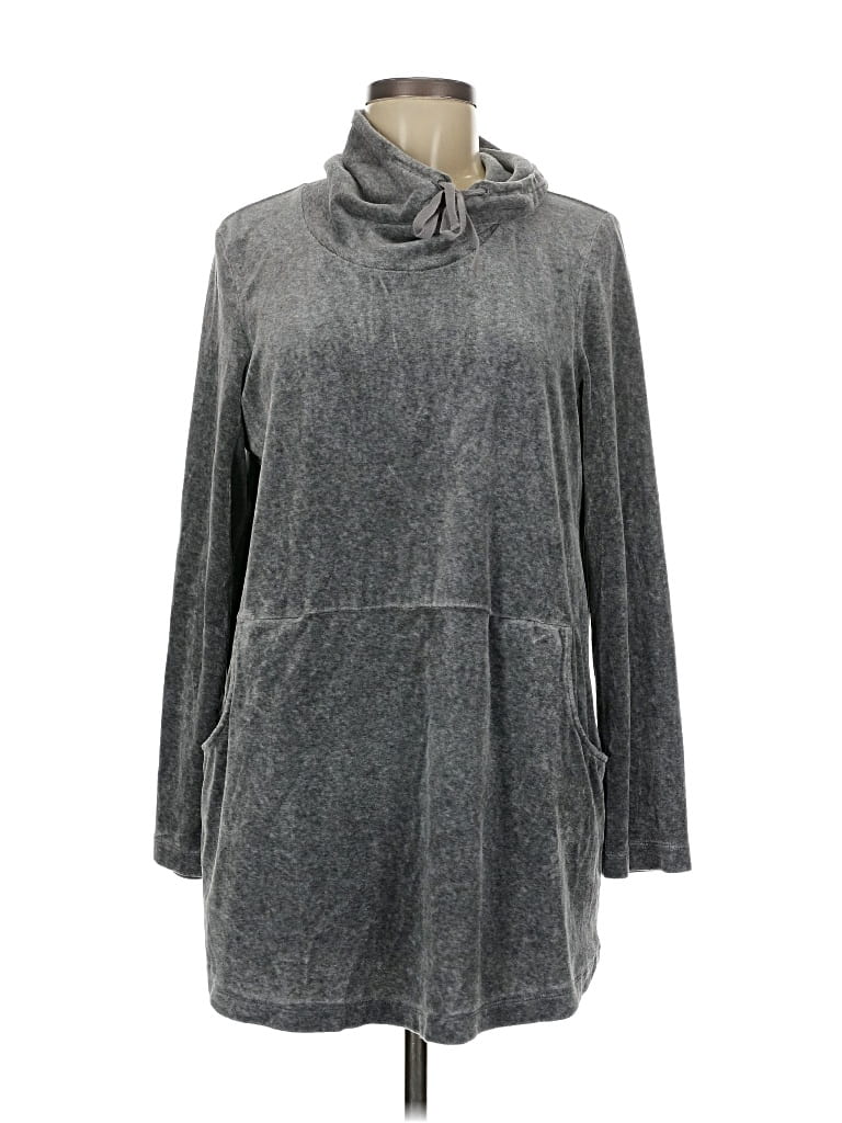 Pre-owned Purejill Turtleneck Sweater In Gray