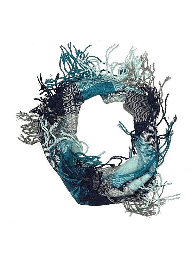 Pre-owned New York And Company Scarf In Blue