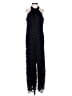 Julia Jordan 100% Polyester Black Jumpsuit Size 4 - photo 1