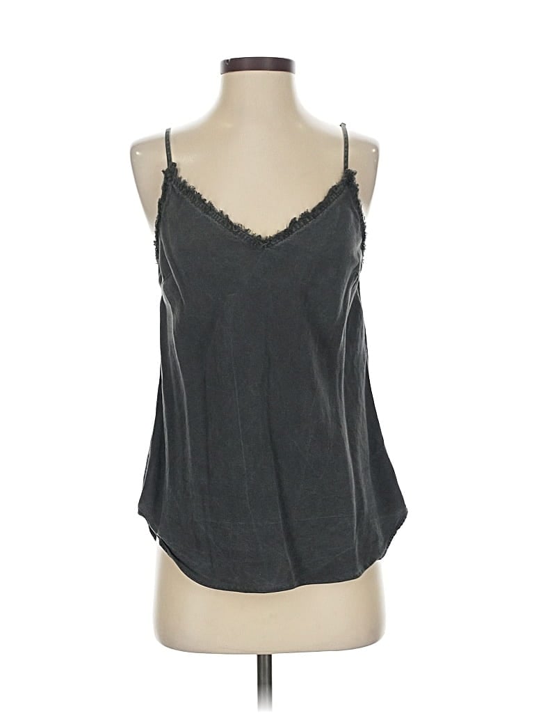 Pre-owned Bella Dahl Sleeveless Blouse In Gray