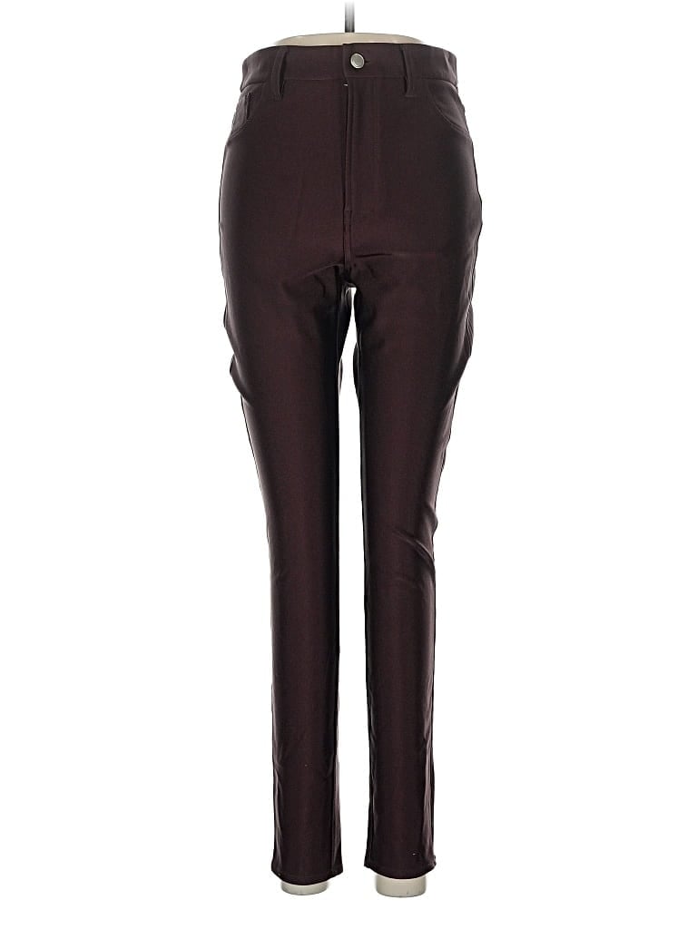 Pre-owned Good American Active Pants In Brown