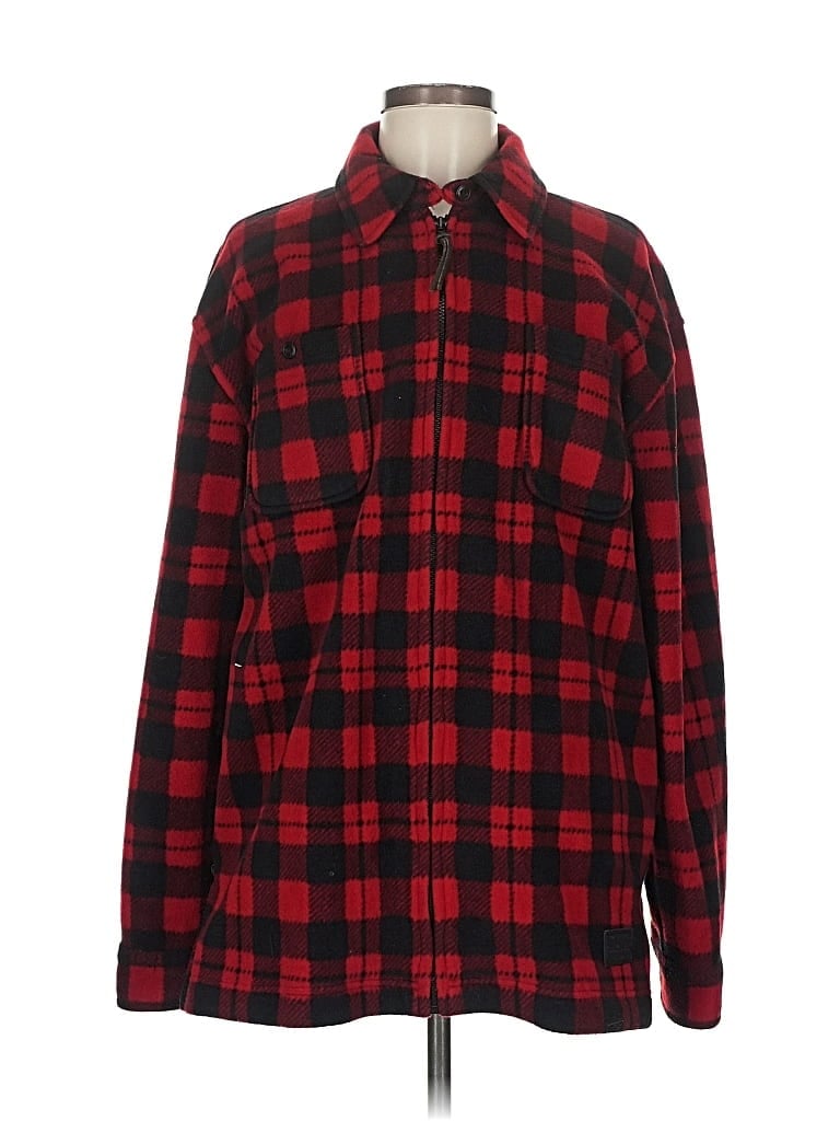 Pre-owned Polo Ralph Lauren Fleece Jacket In Red